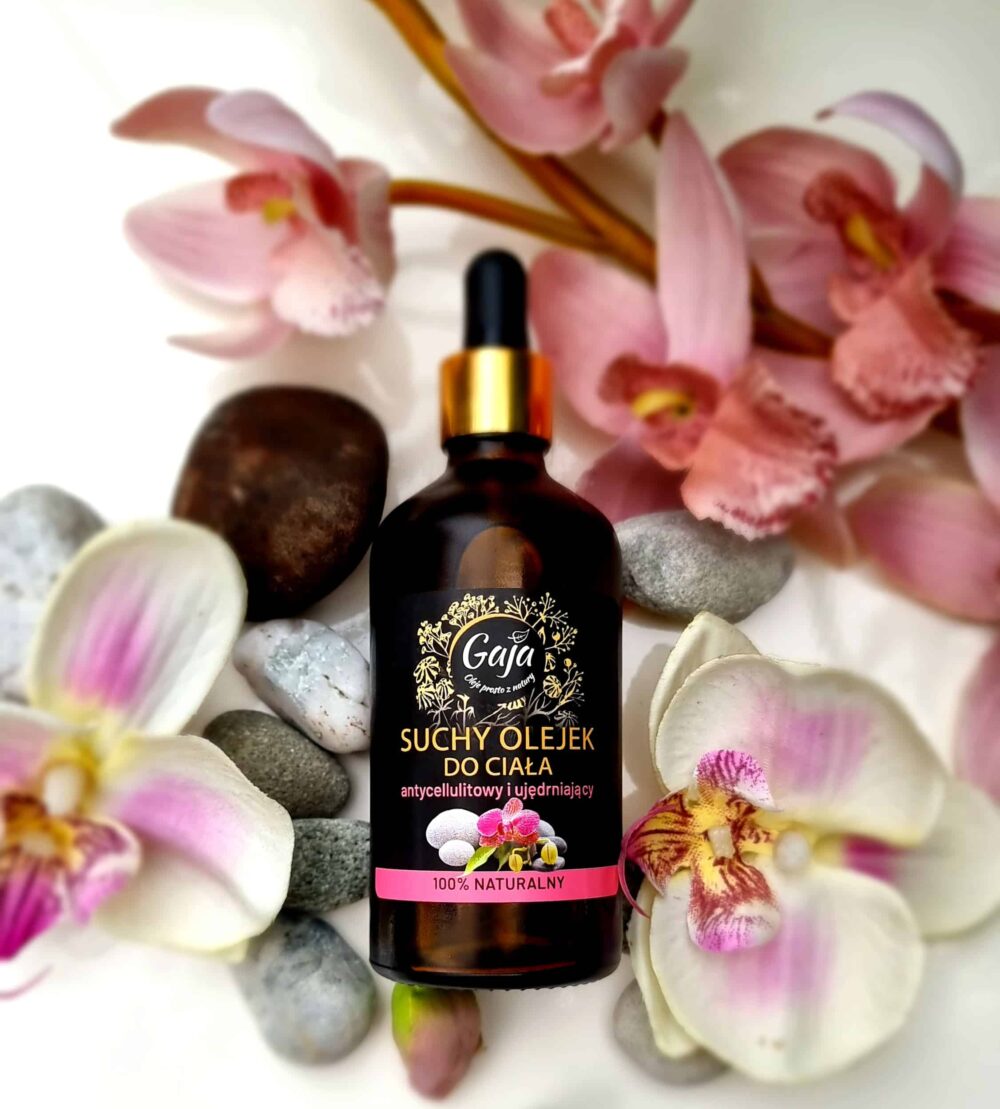Suchy olejek antycellulitowy do ciała - Olejarnia Gaja