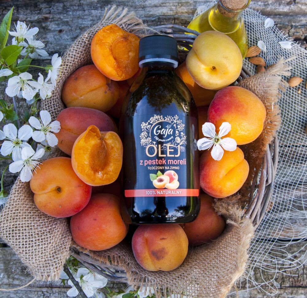 Olej z pestek moreli gorzkiej - Olejarnia Gaja