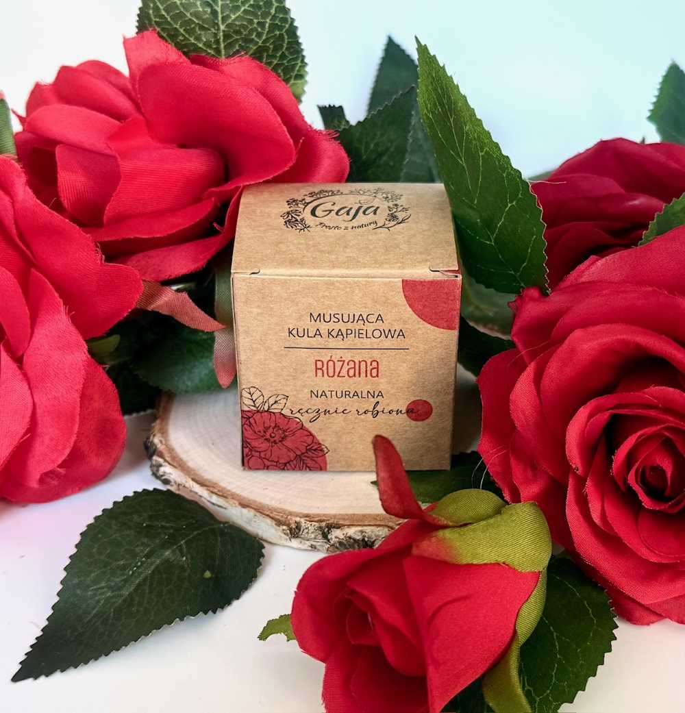 Różana kula do kąpieli - Olejarnia Gaja