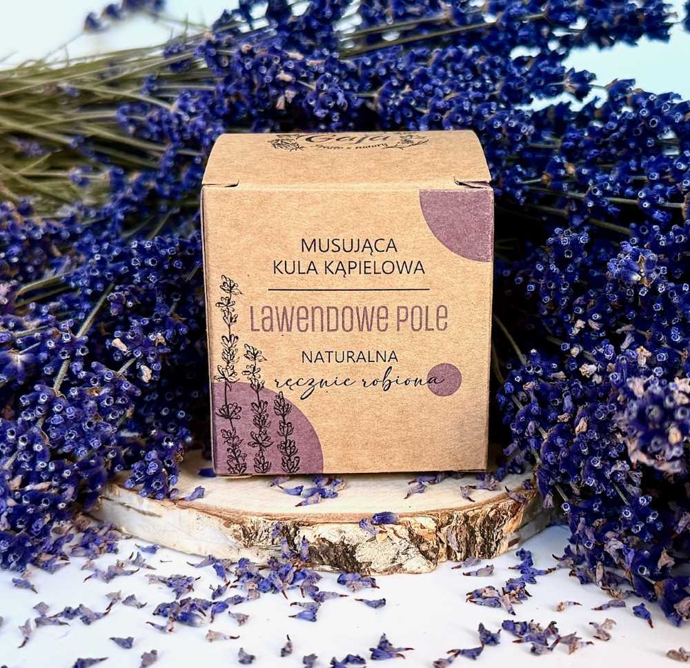 Lawendowa kula do kąpieli - Olejarnia Gaja