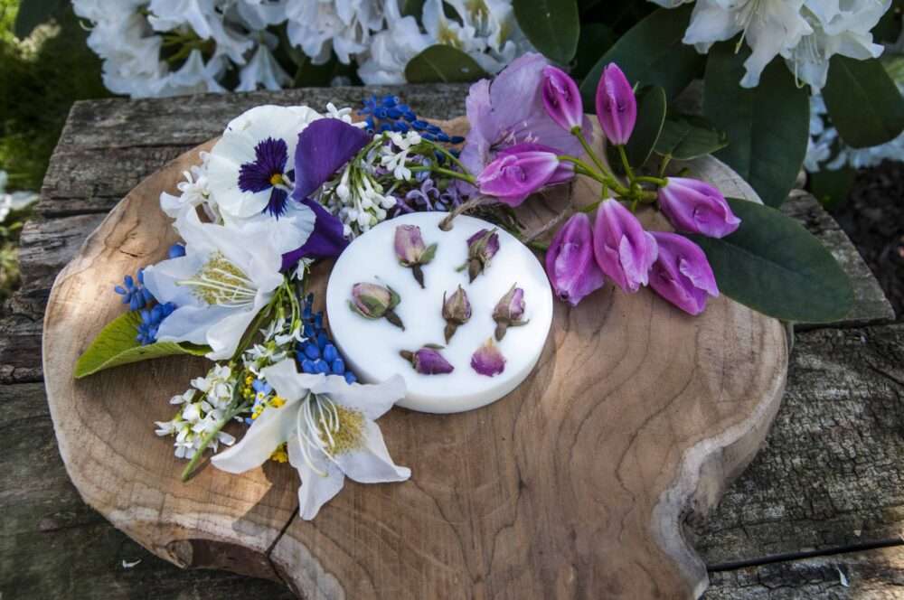 Naturalna różana tabliczka zapachowa - Olejarnia Gaja