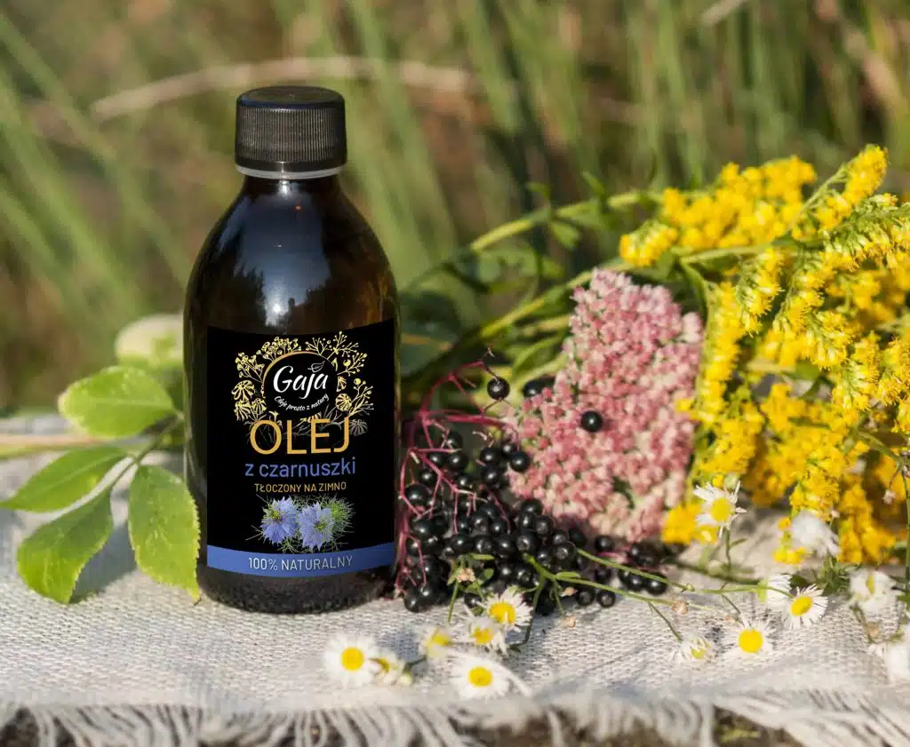 olej z czarnuszki naturalny zimnotłoczony