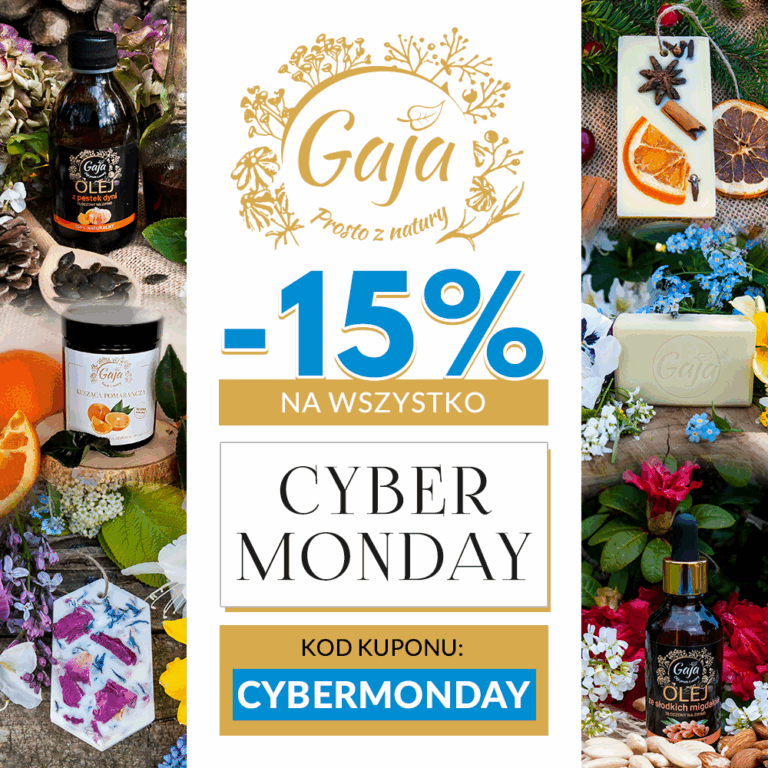 Cyber Monday w Olejarni Gaja!